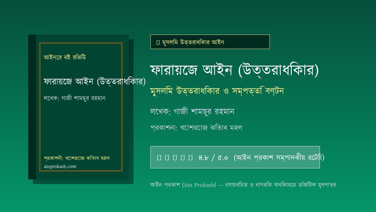 ফারায়েজ আইন (মুসলিম উত্তরাধিকার)