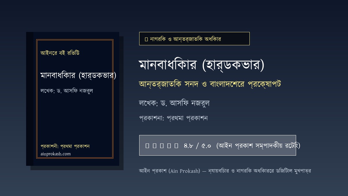 মানবাধিকার (হার্ডকভার)
