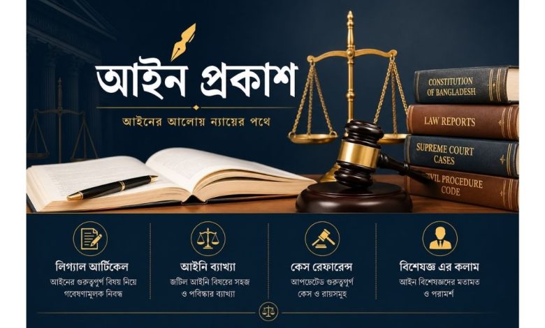 Ain Prokash Legal Article